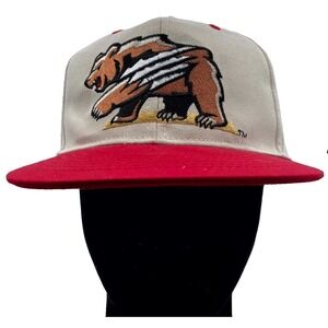 Fresno Grizzlies Baseball Cap Men One Size Beige Promotional Adventures Snapback